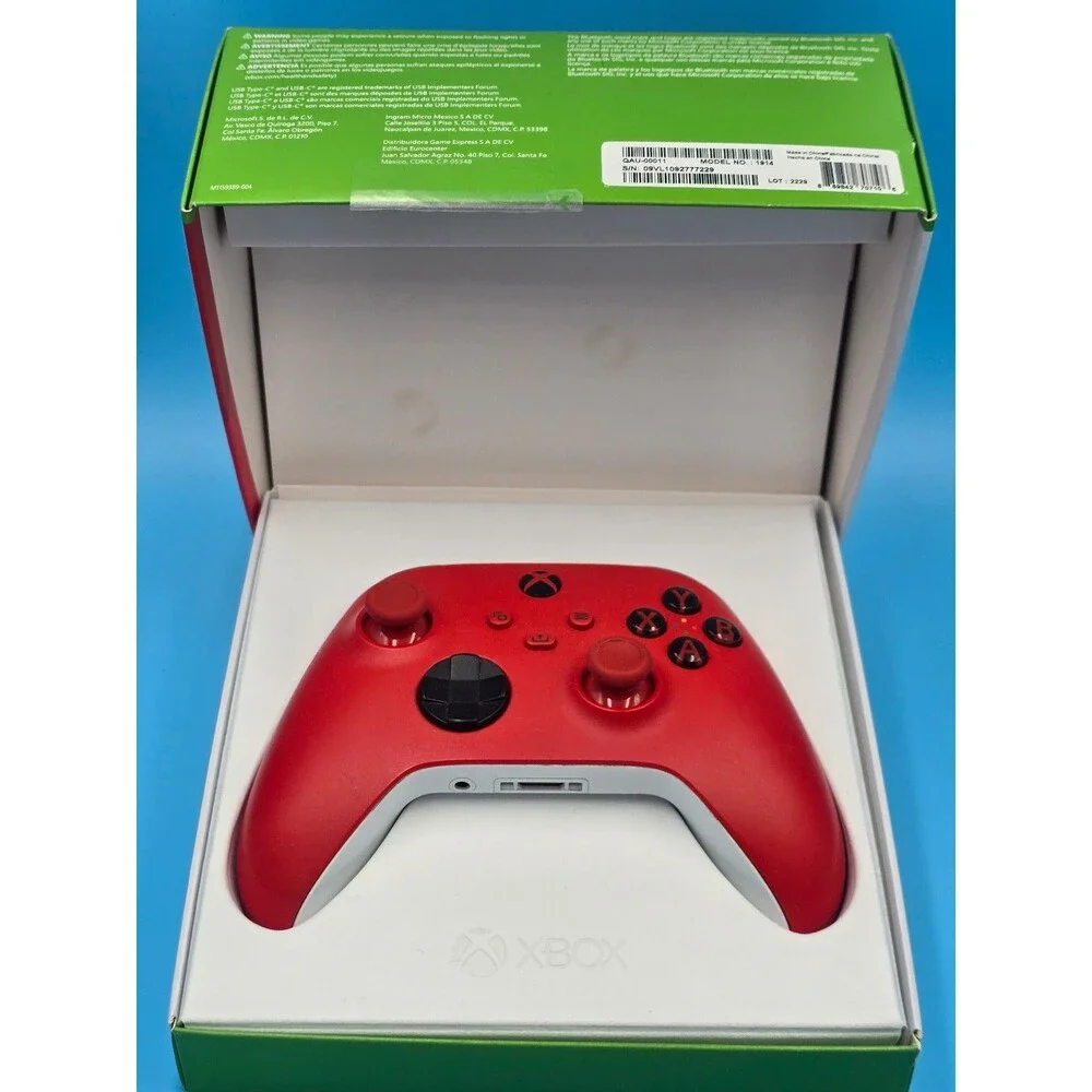 Xbox Wireless Controller in the Pulse Red
